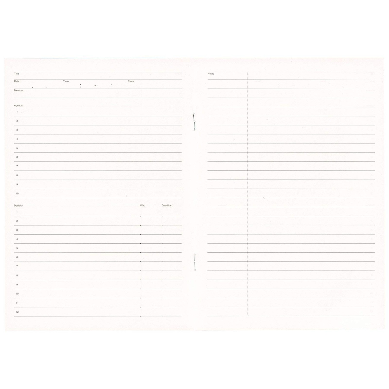 A5 Function Notebook MEETING NOTEBOOK LDNT-A5 Luddite