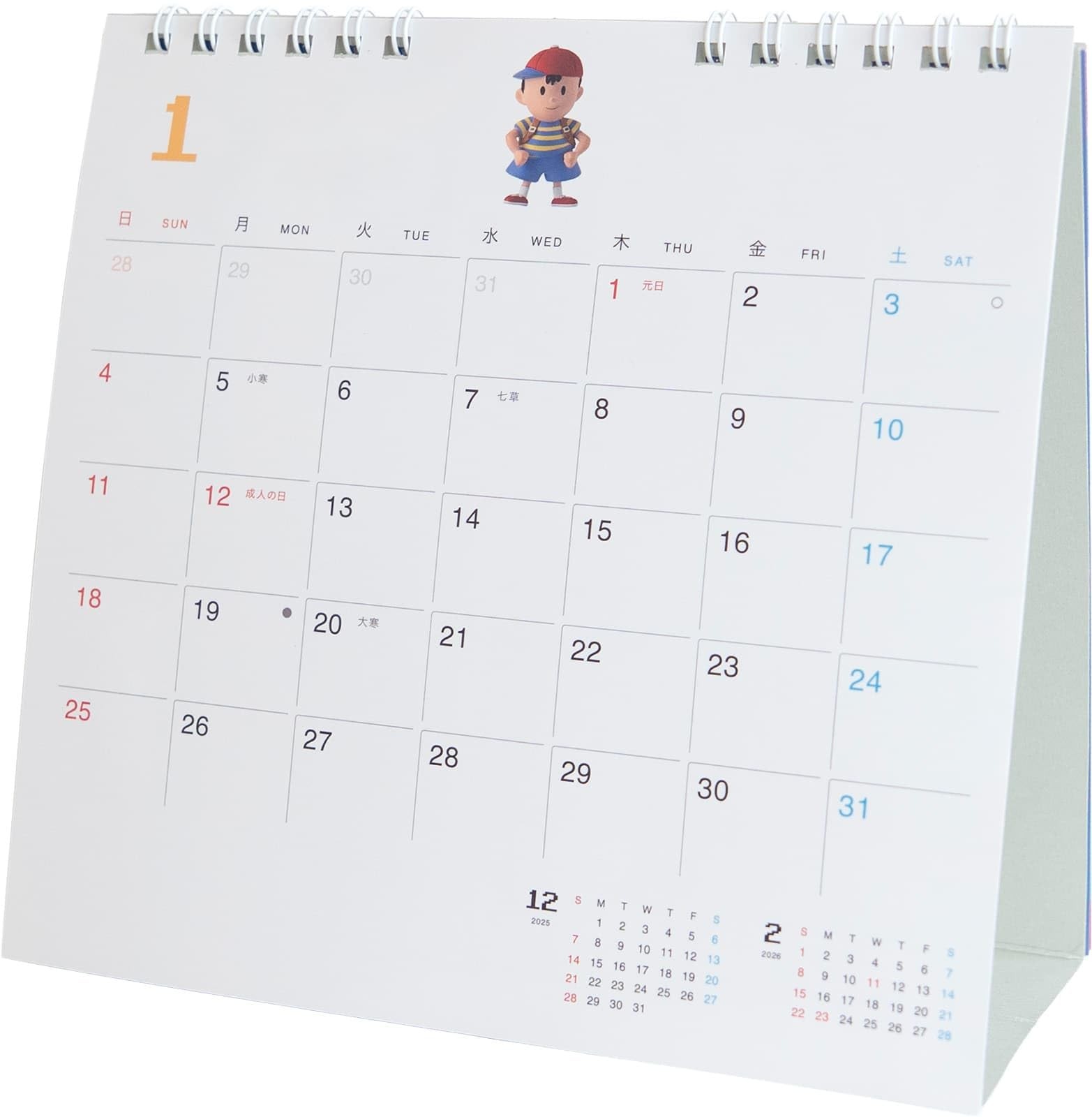 Hobonichi Whiteboard Calendar 2026 Desk