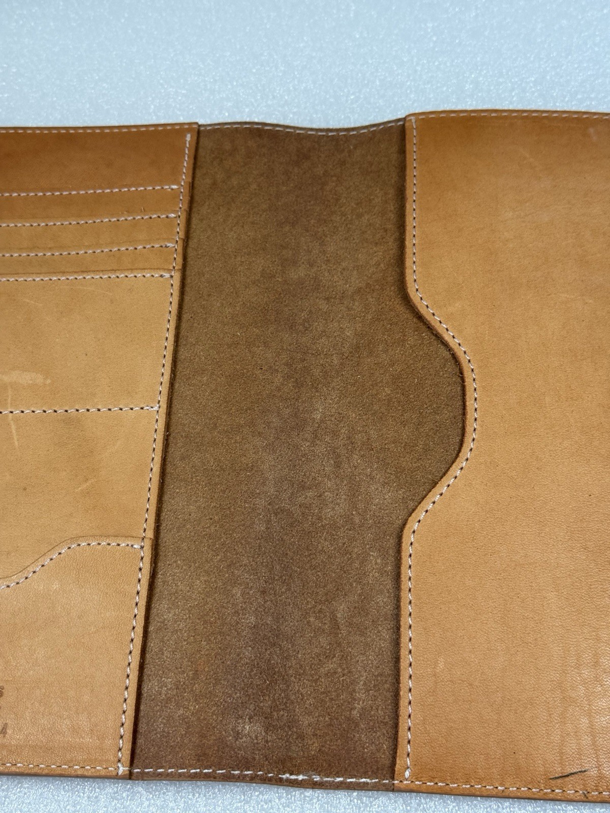 Shinola Detroit Portfolio Brown Horween Leather Case Folder Wallet Organizer