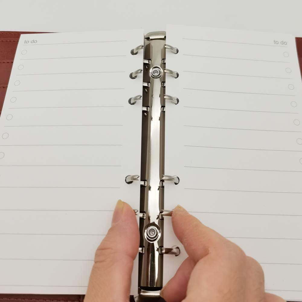 A6 To Do List Refills for Filofax Personal Size Planner/Binder, 6 Hole Punched,