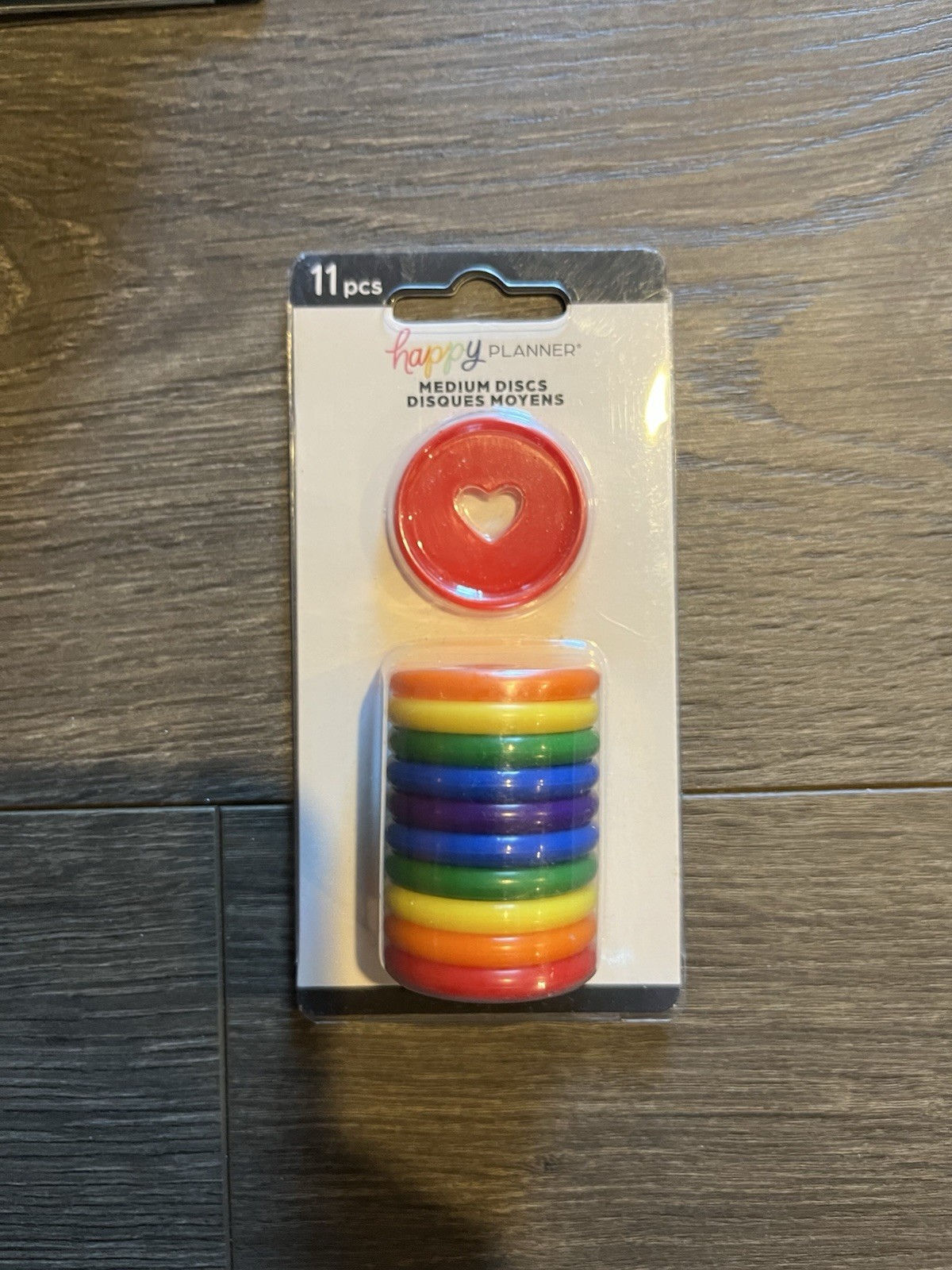 LOT SALE NEW 6 Packs Happy Planner Plastic Expander Discs Asrtd Sizes And Color
