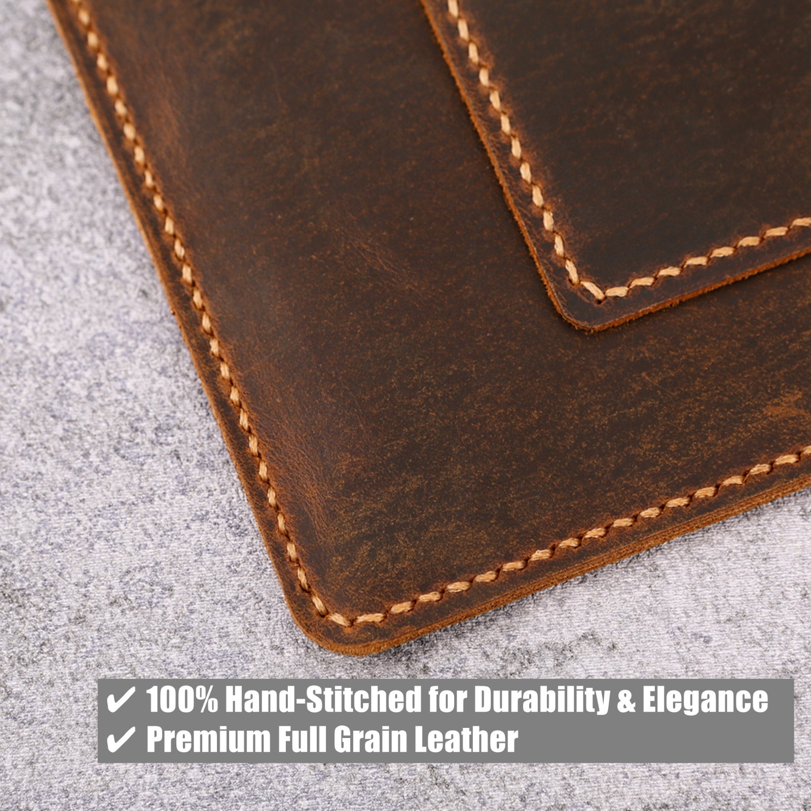 Personalized Leather Portfolio Padfolio Letter Size A4 Notepad Organizer