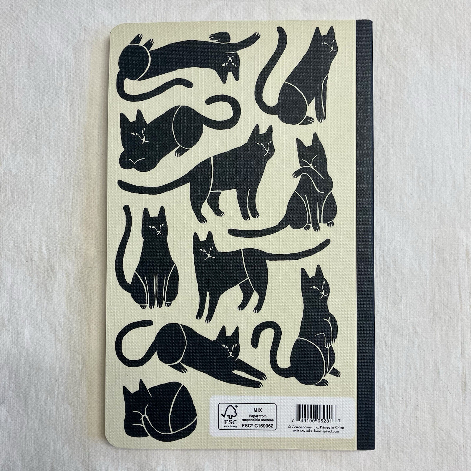 “There Are No Ordinary Cats” Colette 5×8″ Journal 128 Pages Lined NEW Compendium
