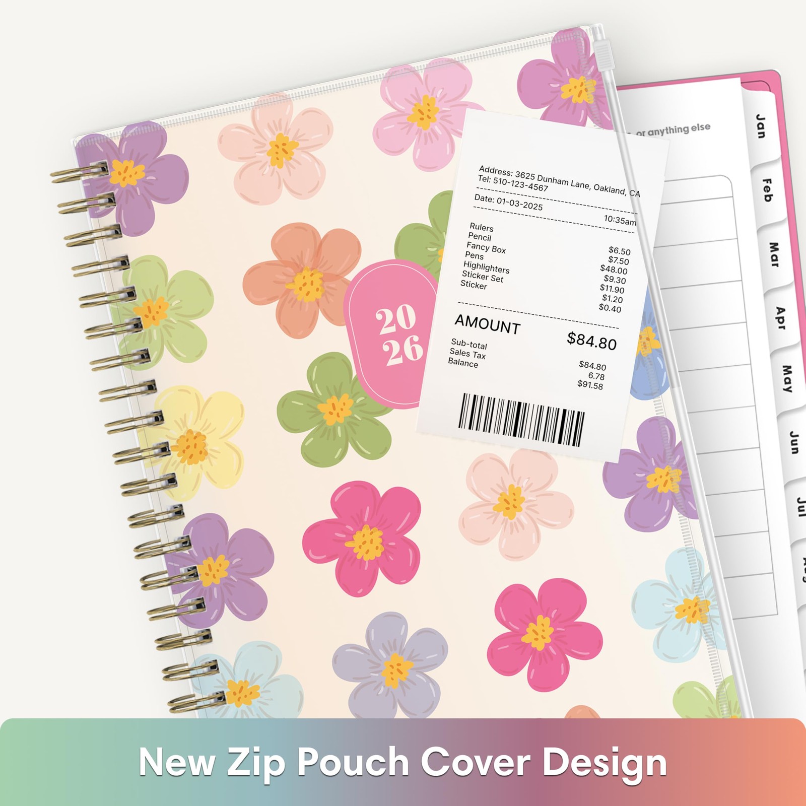 Gen Z 2026 Weekly and Monthly Planner Calendar, January 2026 – December 2026,…