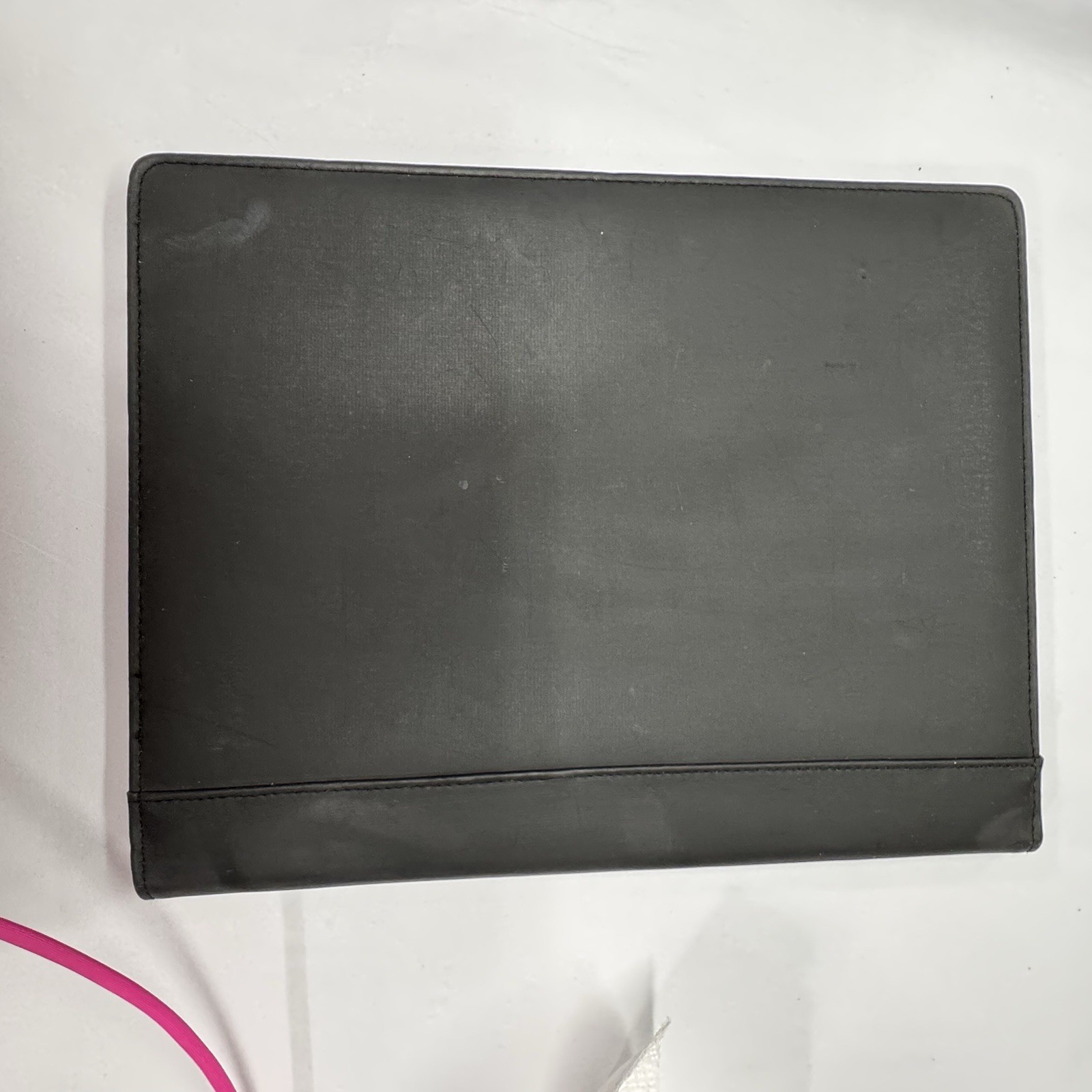 “BEER ALWAYS IN GOOD TASTE” Black Leather Legal Pad Size Pad-Folio Beer Business