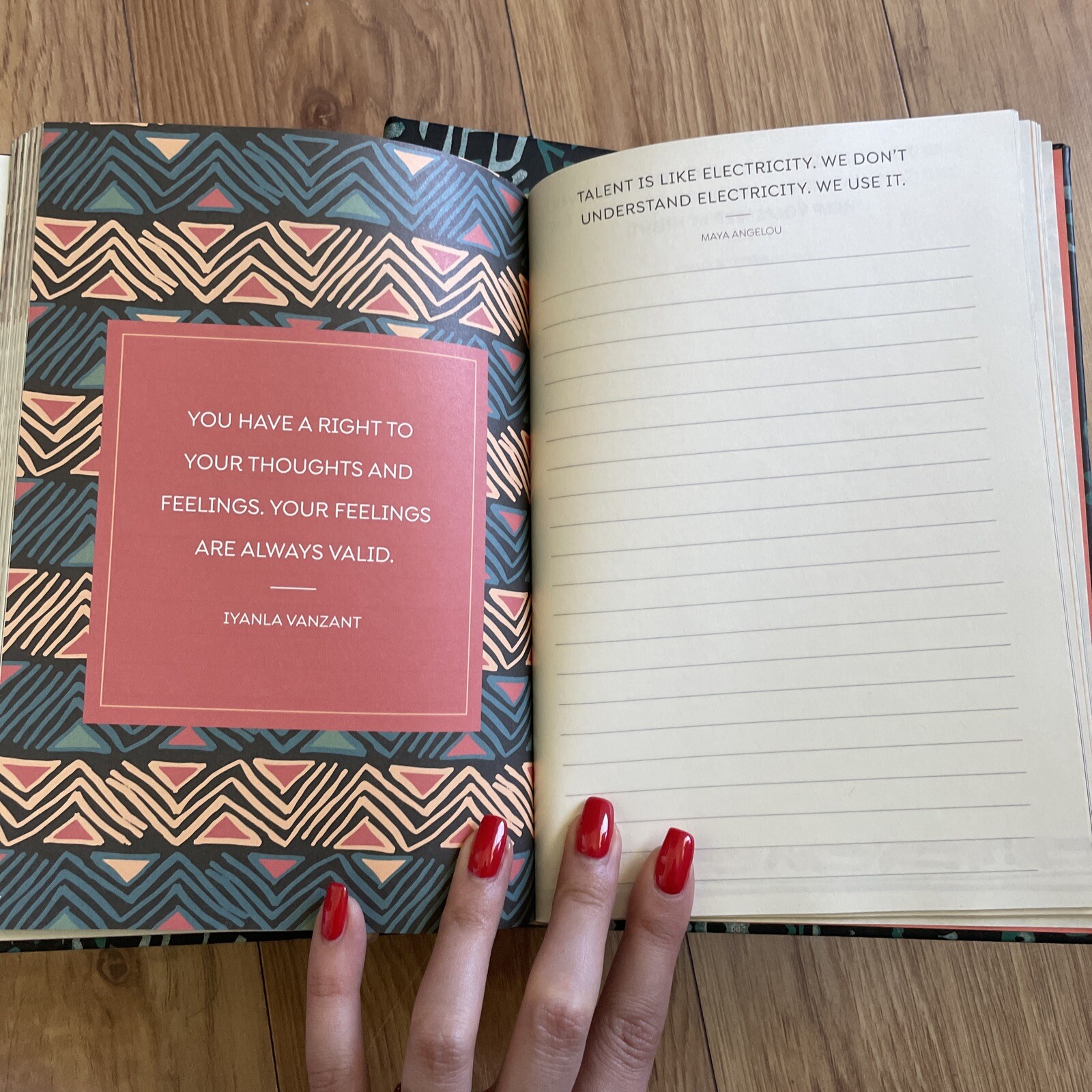 4 Eccolo Lined Journal Notebooks, “I Am Black History” – 6 x 8 inches