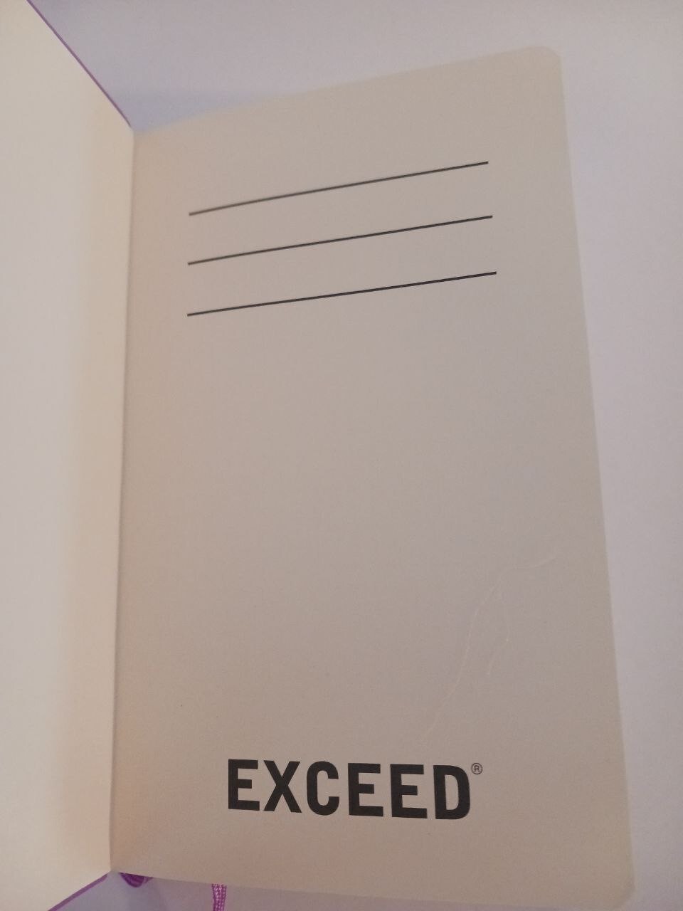 EXCEED Journal Dotted pages, ribbon marker, Elastic Band closure, Photo Pocket