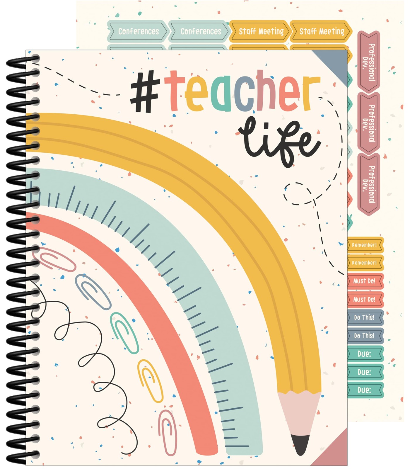 Carson Dellosa We Belong Teacher Planner 2026-2027, Undated 8″ x 11″ Lesson P…