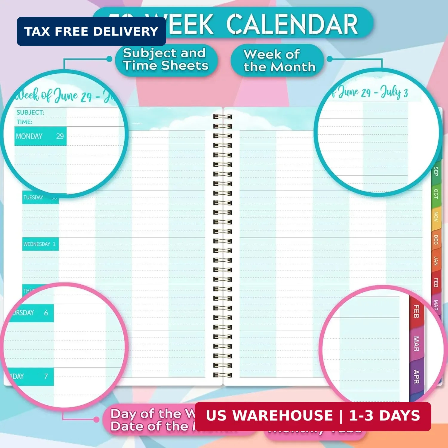 Teacher Planner 2026-2027 – Teacher Lesson Planner 2026-2027, 9″ x 11″, Jul.2026