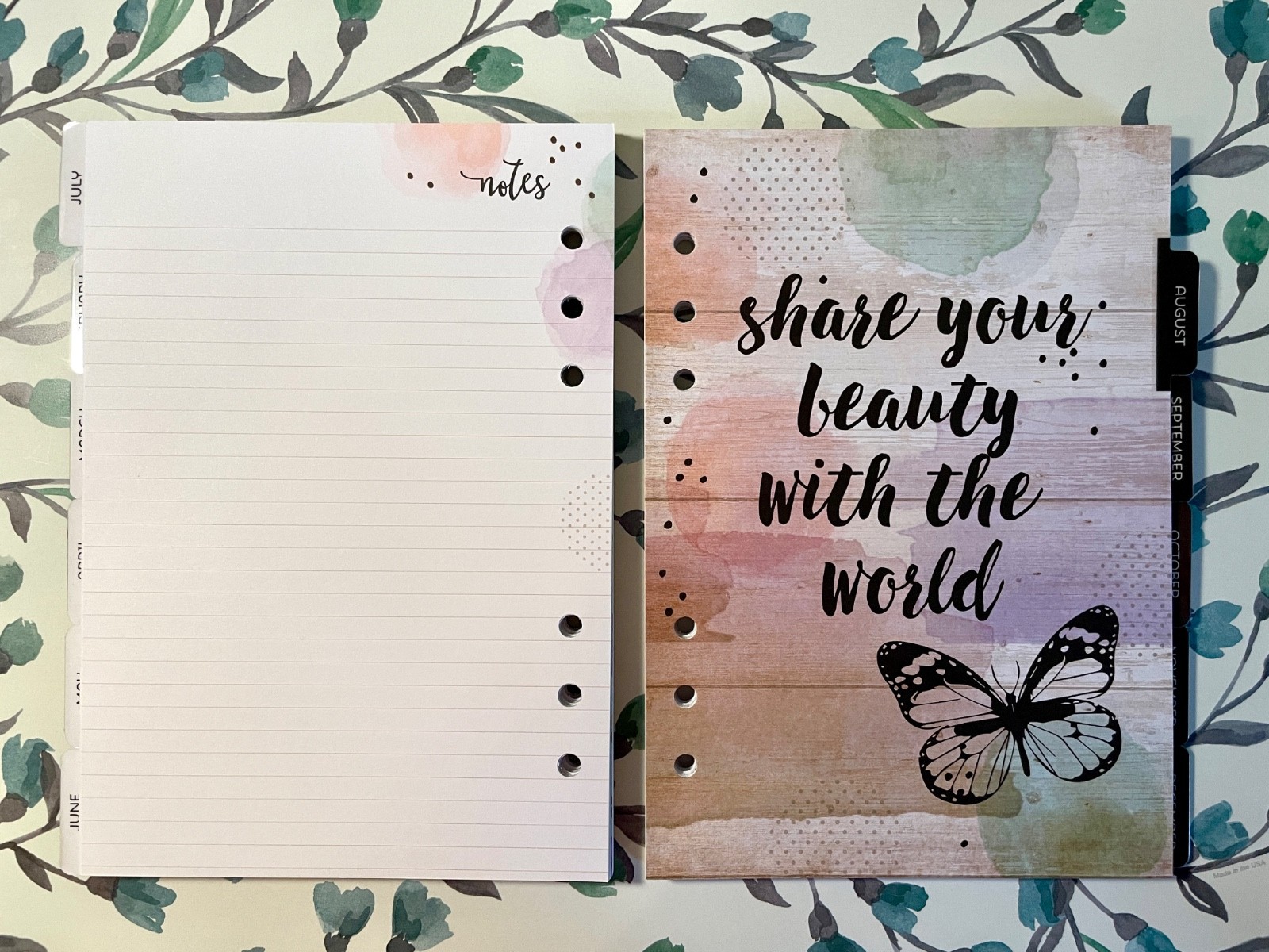 Carpe Diem Undated A5 Planner Inserts – Choose Joy