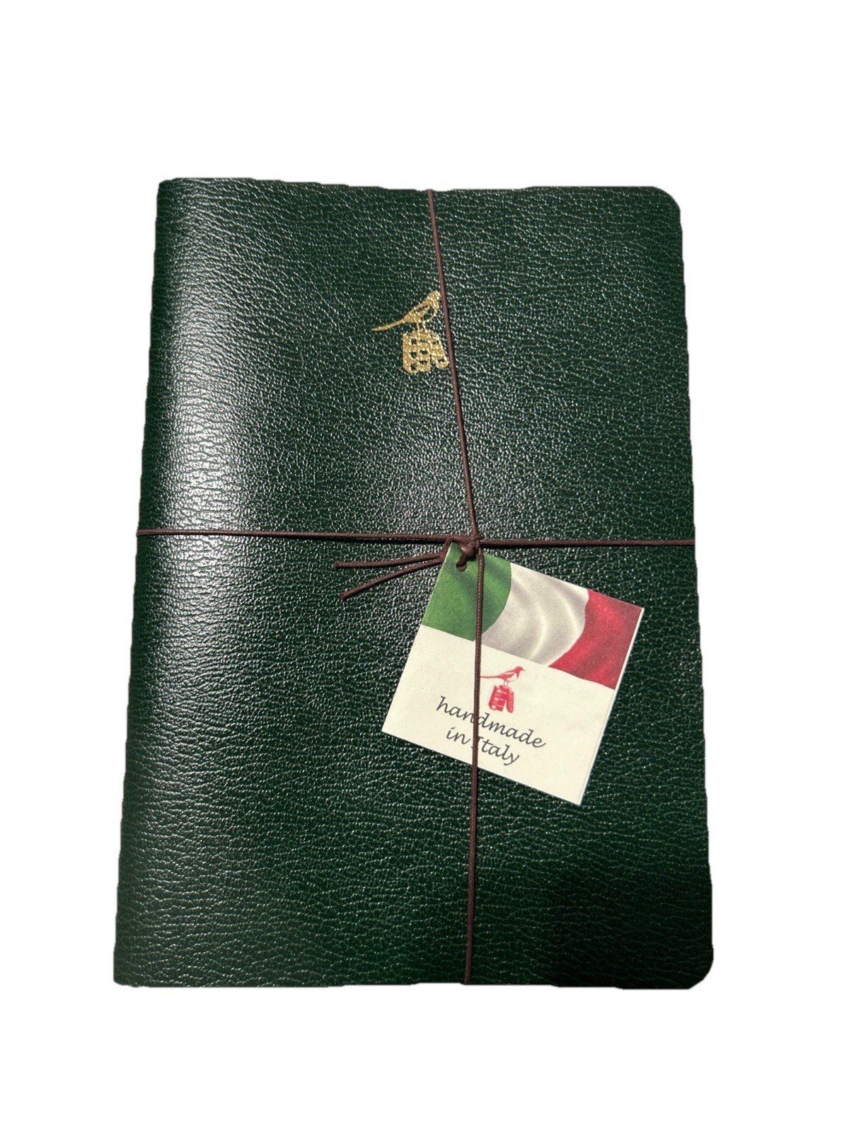 Bieffe Handmade Journal Notebook Made in ITALY 3 Pk Green Leather Great Gift