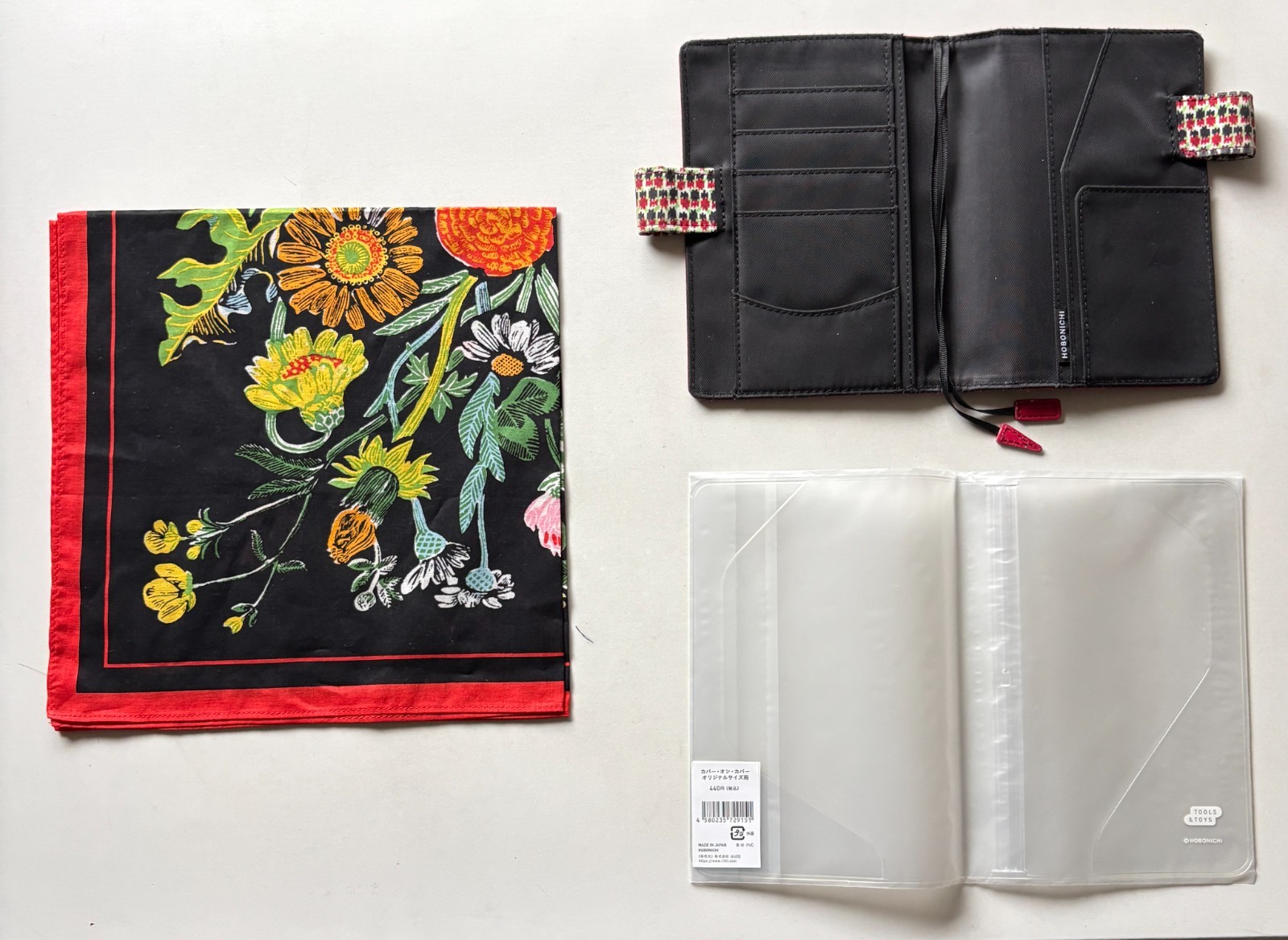 Hobonichi Techo Cover Primavera A6 Original Size with Handkerchief Very RARE