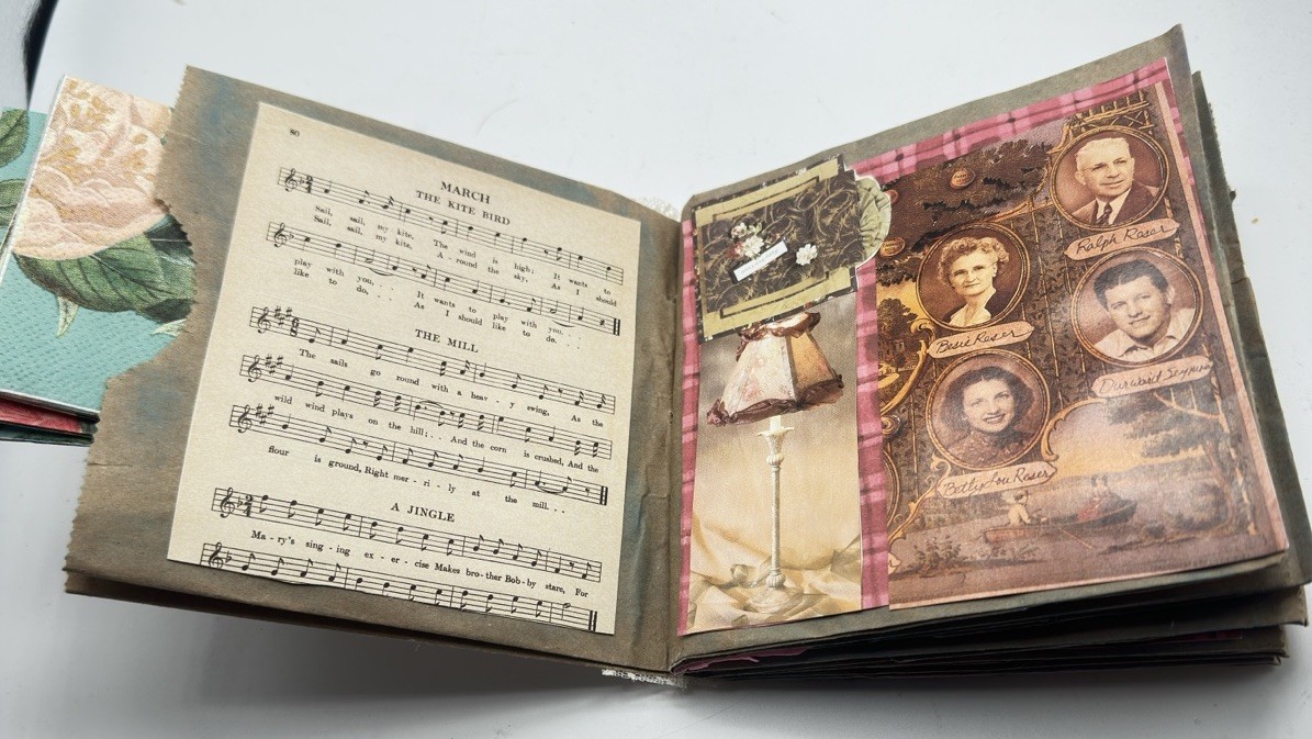 Junk Journal Wishes Themed Medium Is Brown Paper Bags