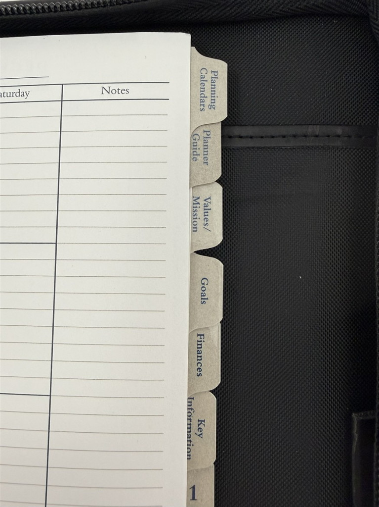 Franklin Covey Vintage Classic Zip Around 7 Ring Binder Planner NEW Pages Insert