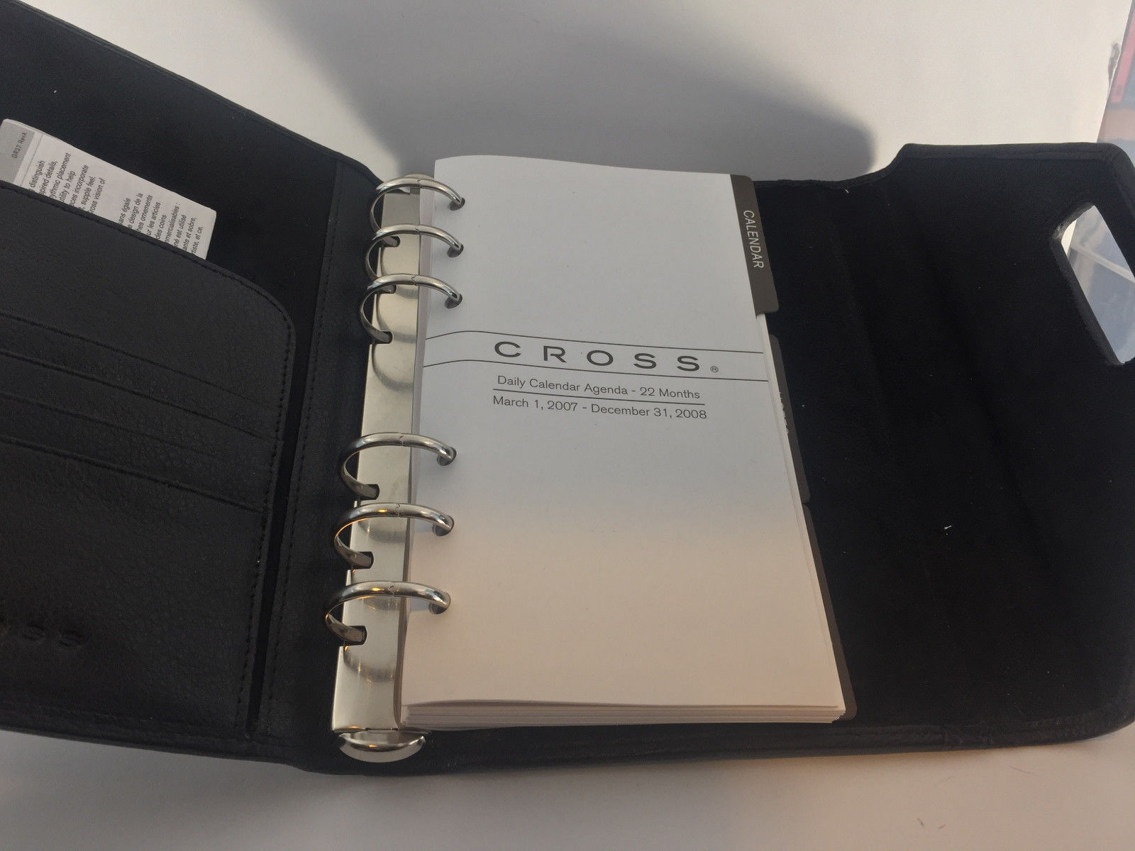 SALE CROSS AUTOCROSS LEATHER POCKET AGENDA CALENDAR (BLUE,TURQ,GOLD) (AC234) $49