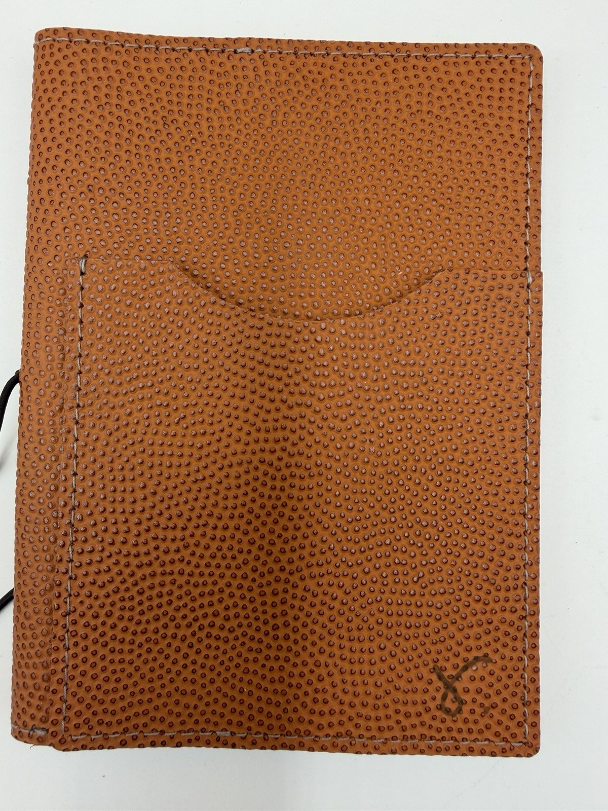 Sojourner USA A6 Orange Basketball Leather Folio Hobonichi Stalogy Midori Cover