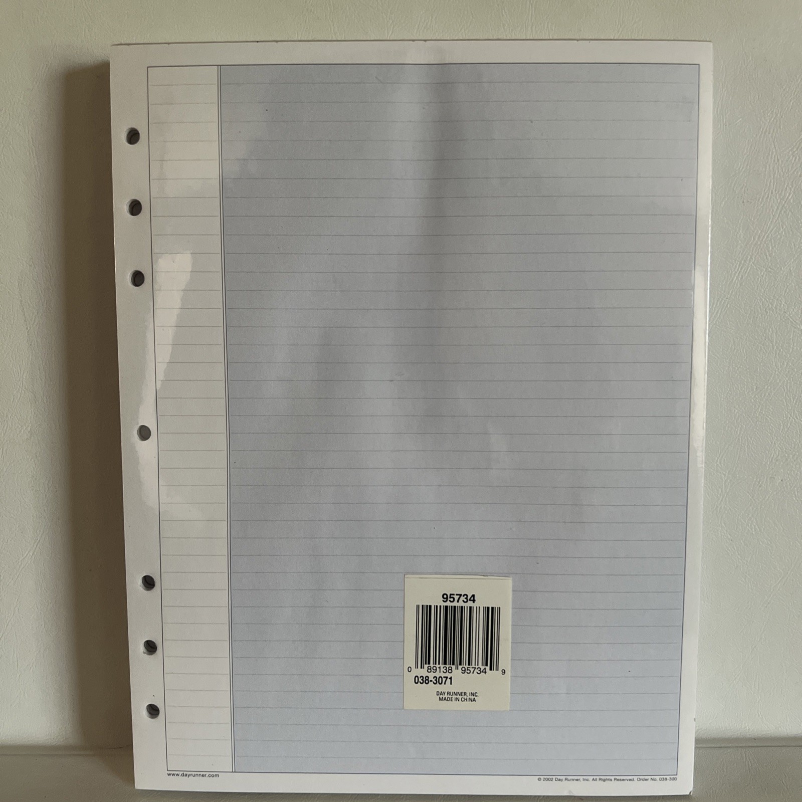 Lot 3 New Packs of Day Runner Lined Note Pads 8 1/2″ x 11″, Fits 3 Ring & 7 Ring