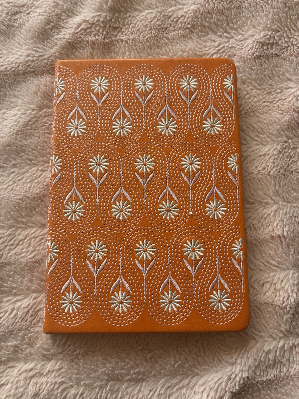 Embroidered Diary Writing Journal