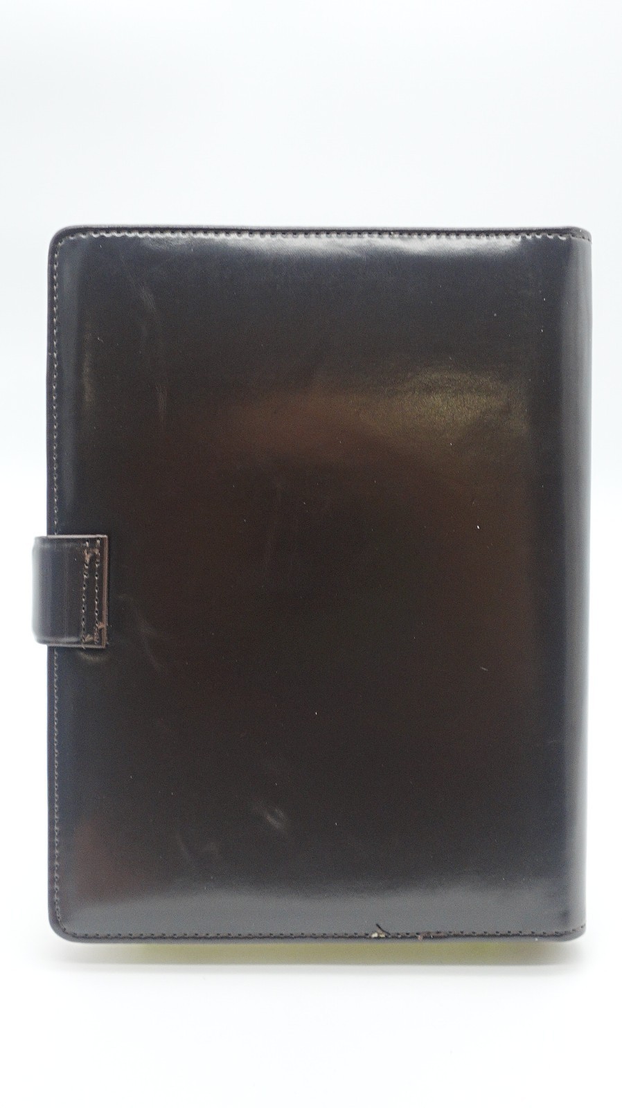 Black Refillable Leather Weekly Planner Organizer Notebook Planner Address Book