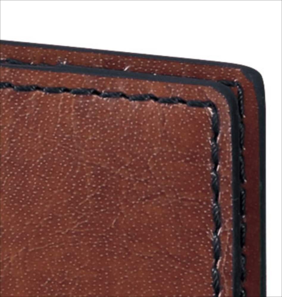 Reimei Fujii Memo Note with Business Card Holder zeitVektor Leather Brown ZVN223