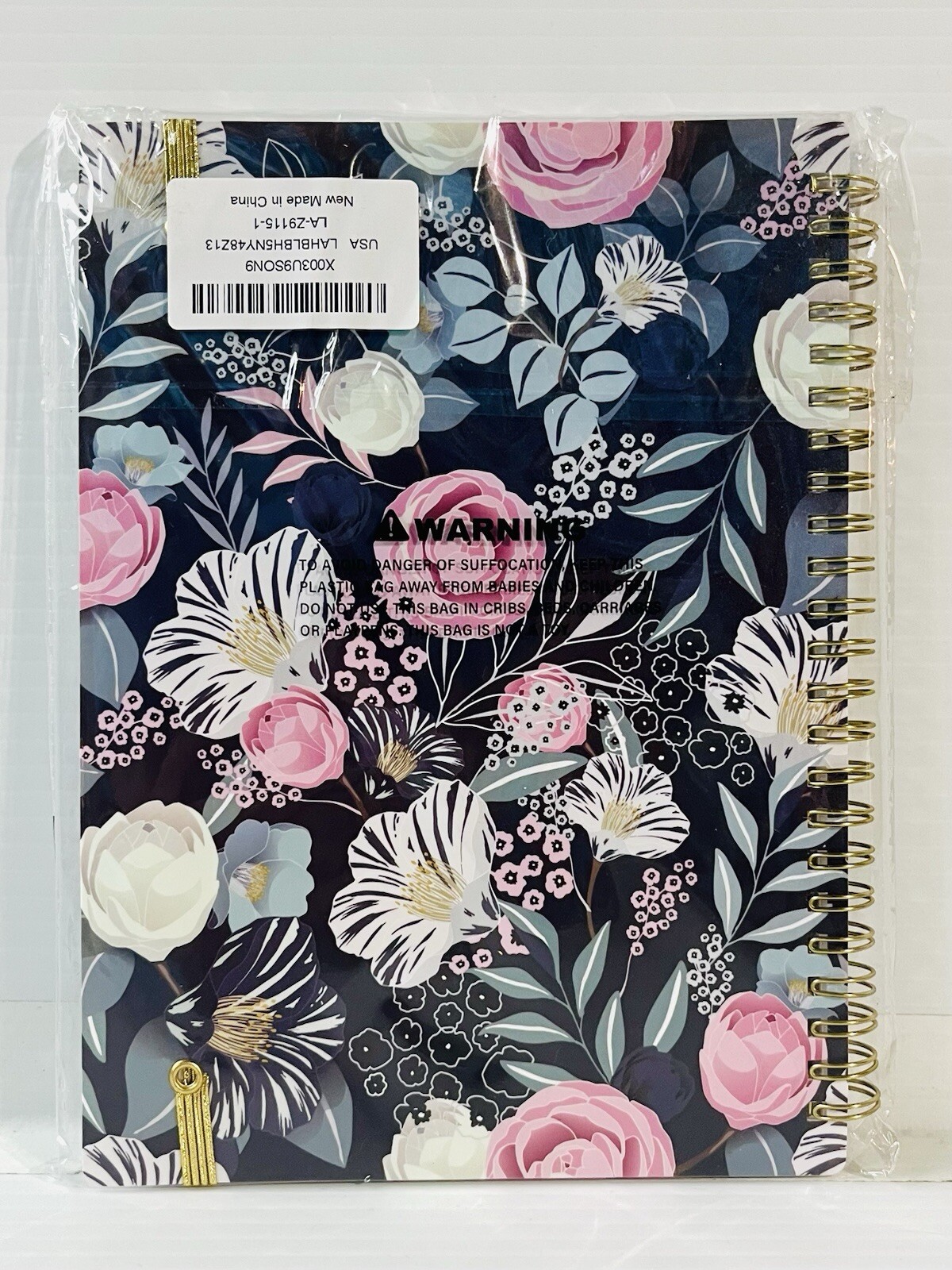 5-Year/60-Month 2024-2028 Monthly Planner Spiral Bound Floral 8.5” x 6.4” NWT