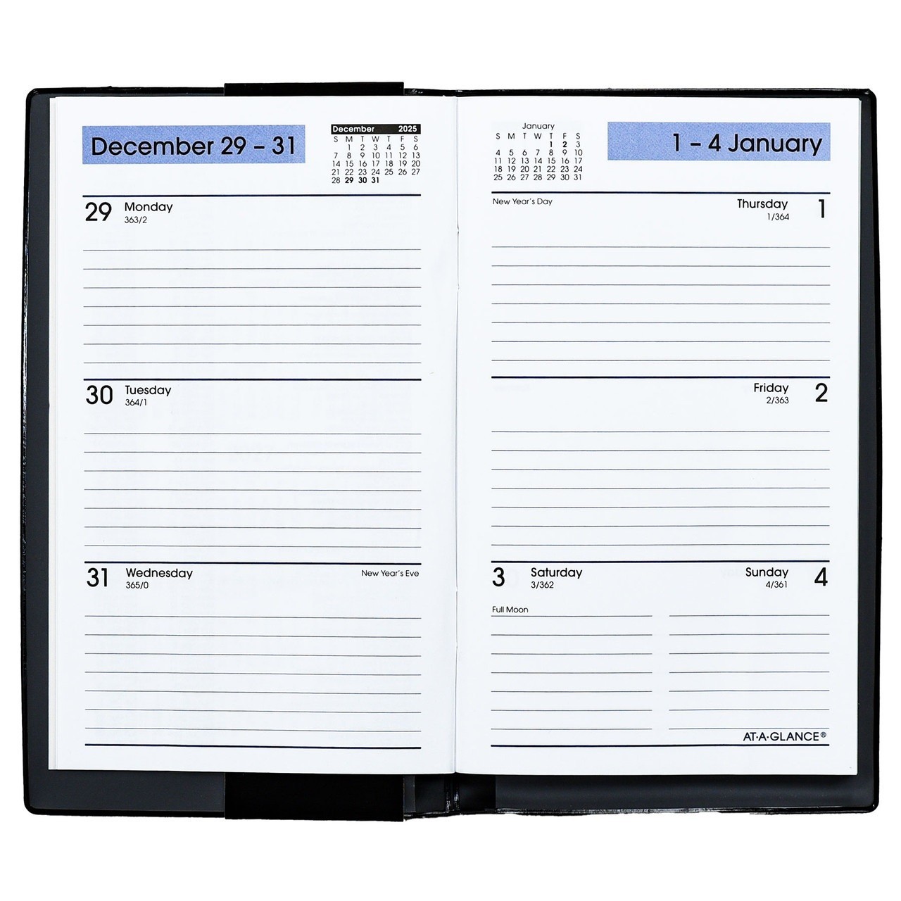 AT-A-GLANCE Jan-Dec 2026 Mthly, DayMinder, My Week 3-1/2″ x 6″, Pkt, (SK48-00)