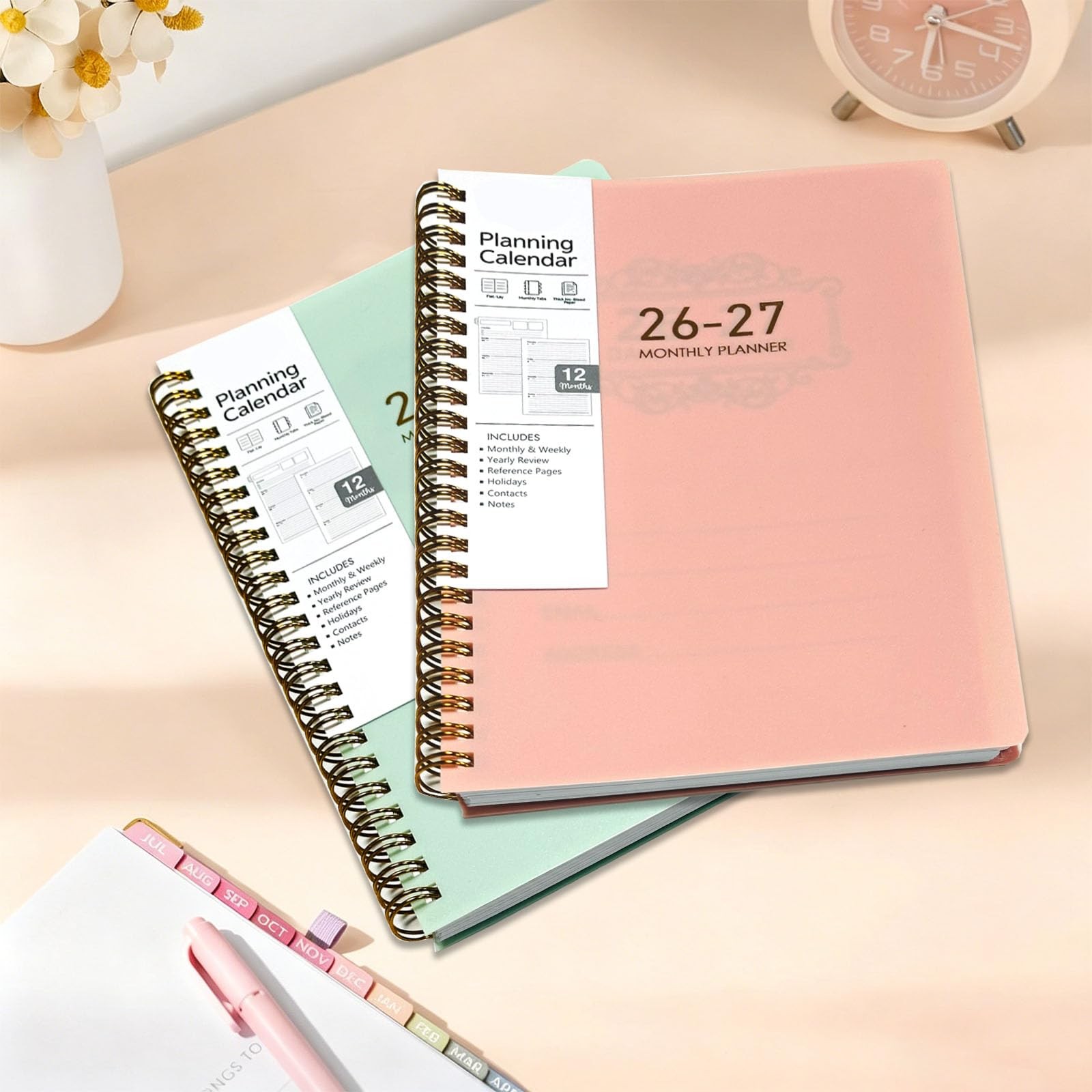 Planner 2026-2027, Monthly and Weekly Academic Planner July 2026 – June 2027,…