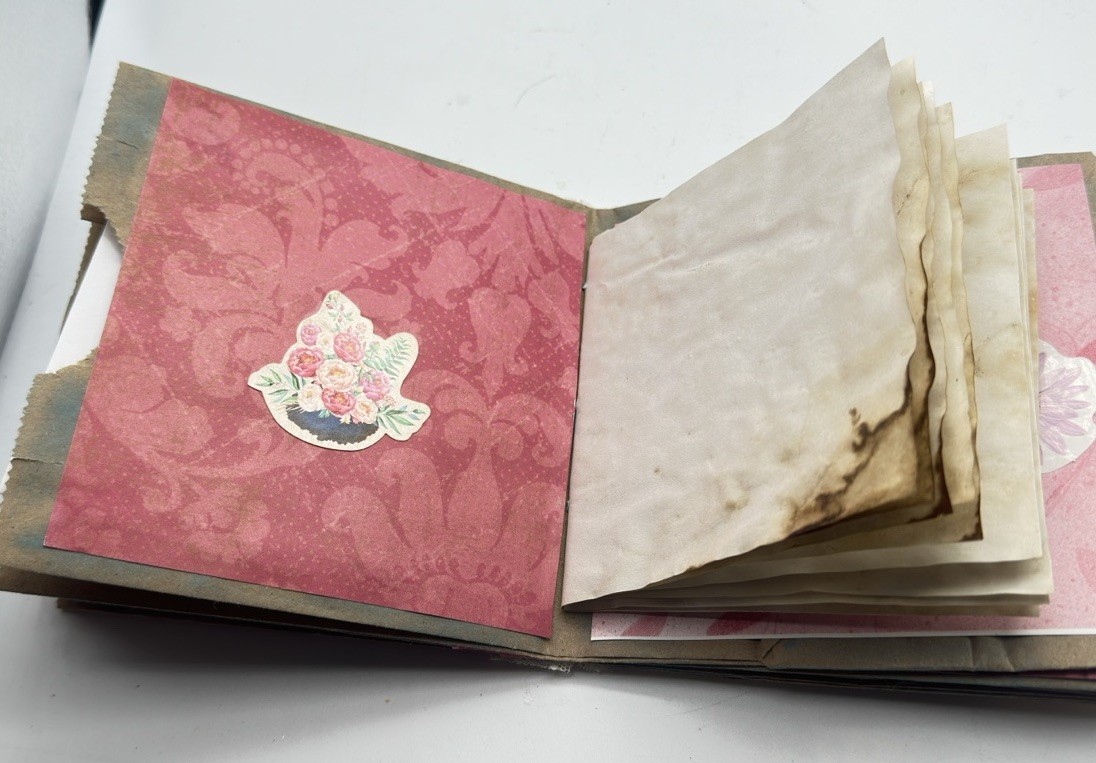 Junk Journal Wishes Themed Medium Is Brown Paper Bags