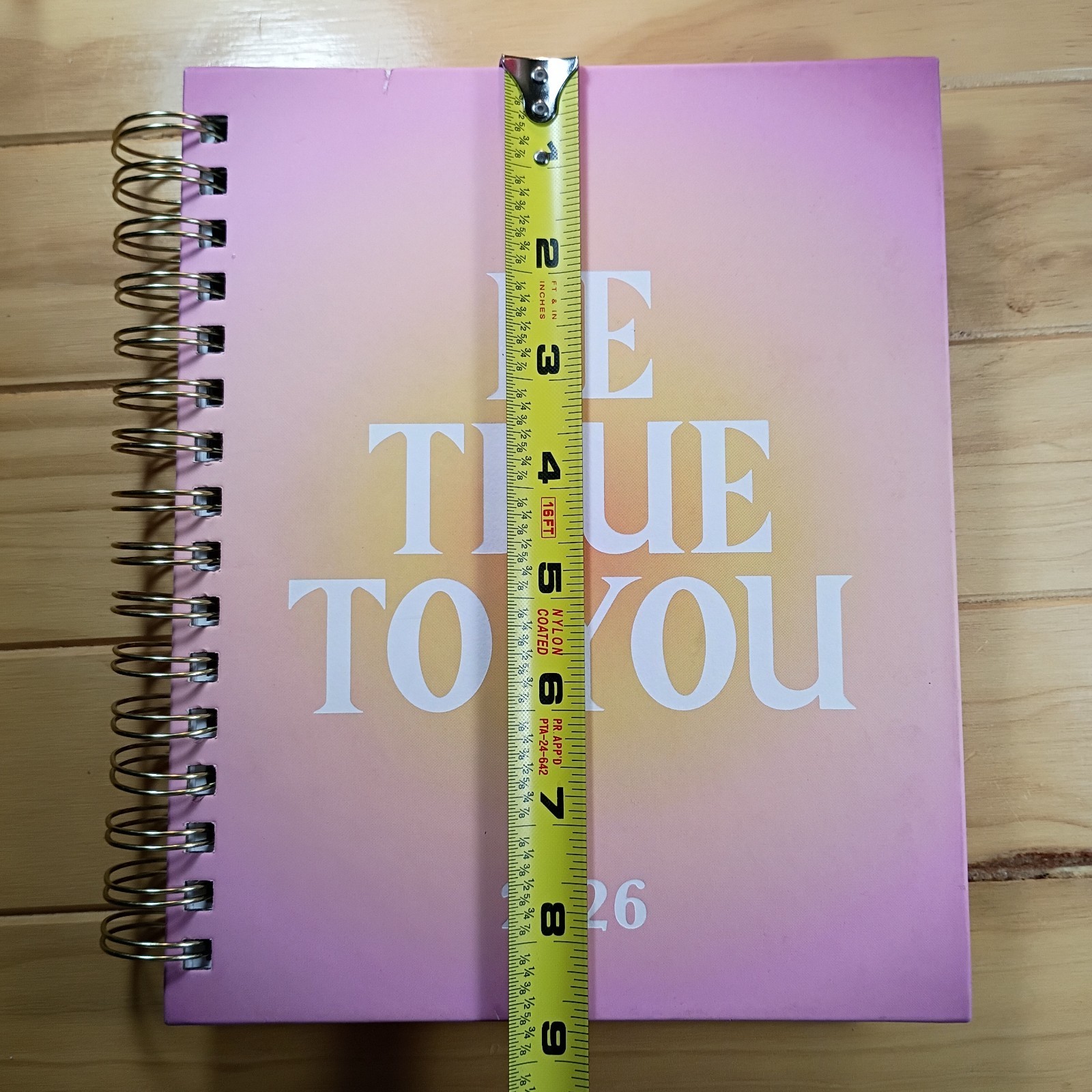ÉCCOLO 2026, 12 Month Weekly Planner,Stickers, 7 X 8 3/4 In. Be True To You. New