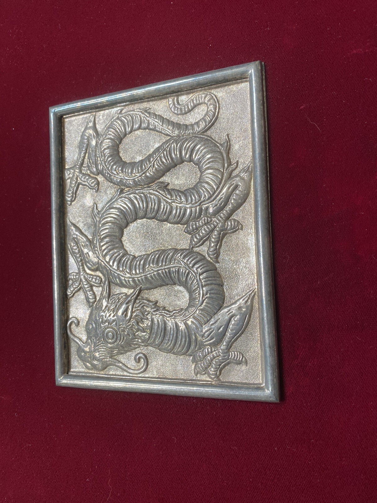 Shanghai Tang Journal Chinese Silver Dragon Photo Scrap Wedding Book Luxury