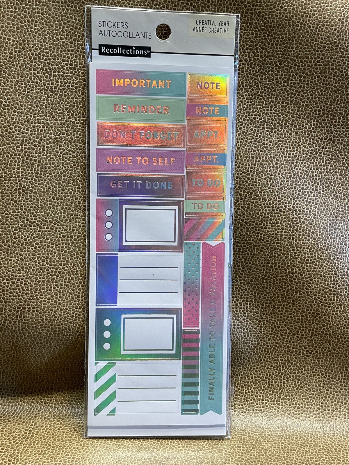 Recollections 60PC Planner Accessories Sticker Journal Block Inspiration Workout