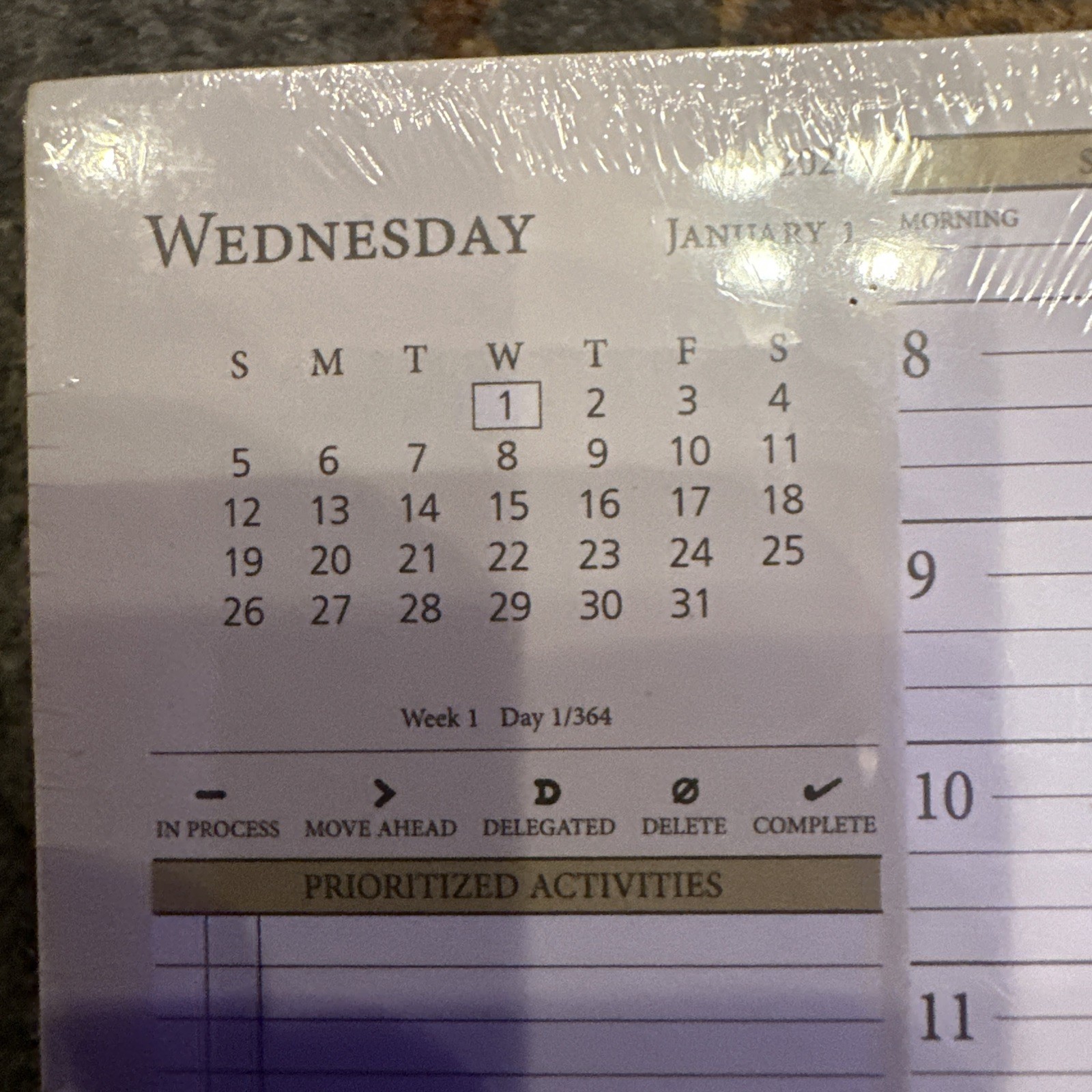 2025 Daily Planner My Day Refill AT-A-GLANCE Size 3 White Tabs 471-225