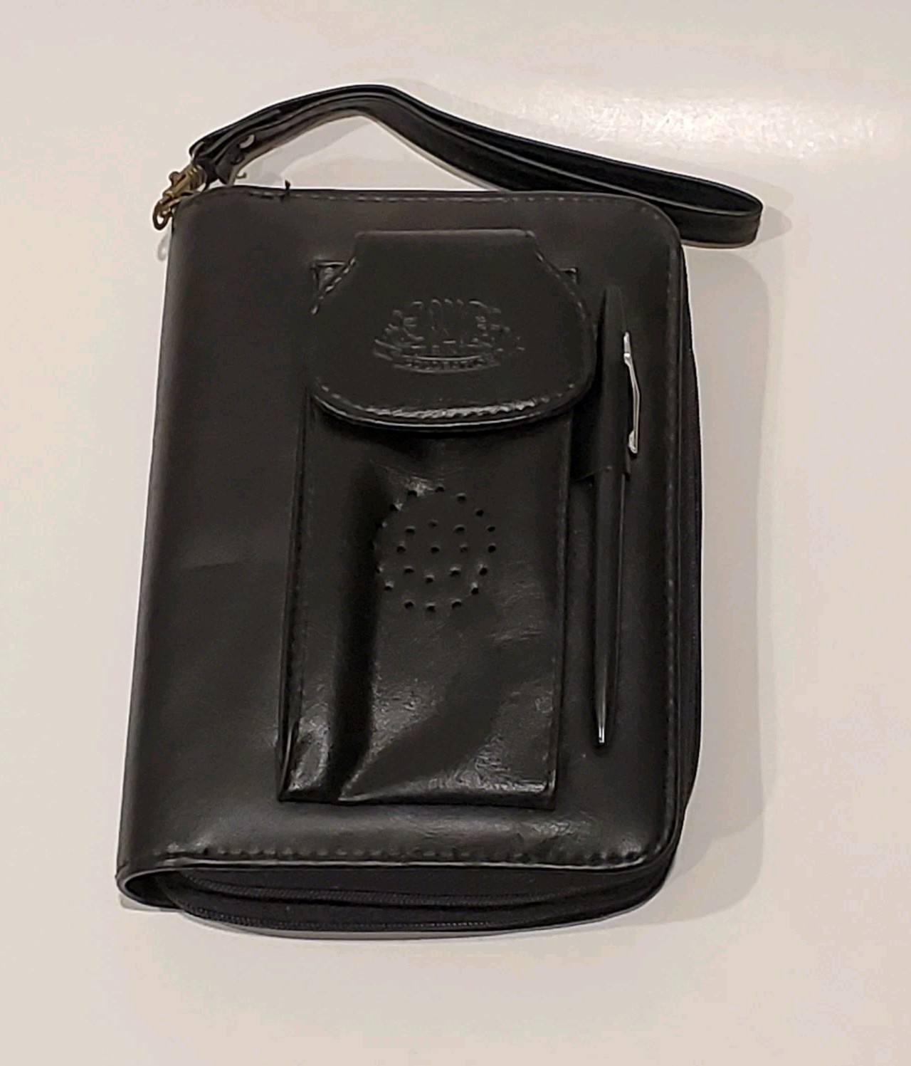 Maxim Collection Planner Organizer Calendar Black Calculator Card Holder Zipper