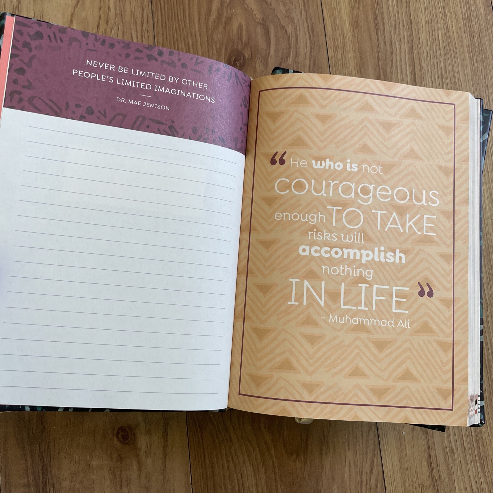 4 Eccolo Lined Journal Notebooks, “I Am Black History” – 6 x 8 inches
