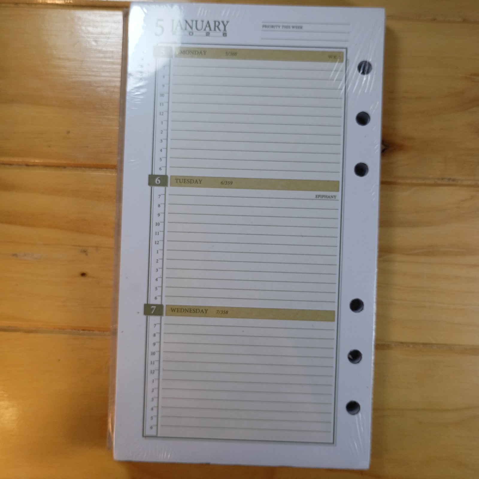 2X AT-A-GLANCE My Week 2026 Zise 3 With Monthly Calendars Item #471-285Y
