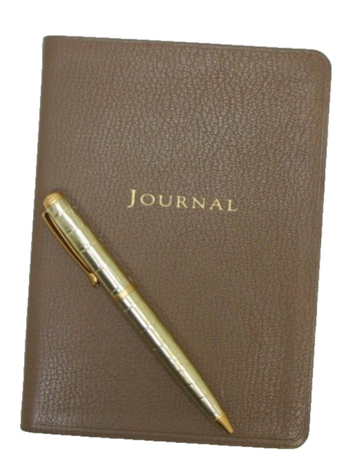 Leather Soft Cover Journal Travel 7″ 224 Lined Pages Graphic Image AEON