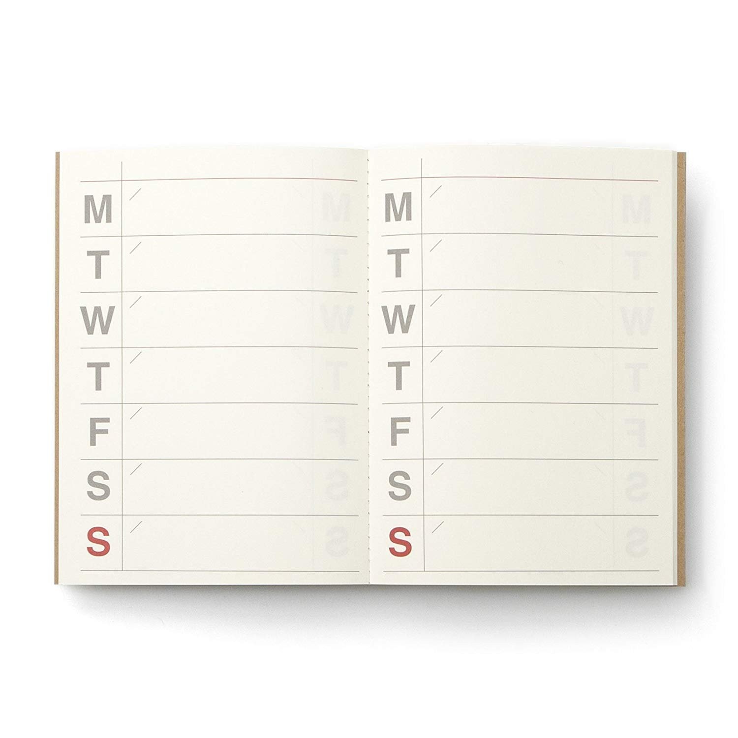 JSTORY Big Personal Wide Spaces Weekly Planner 28 Sheets Unknown_binding
