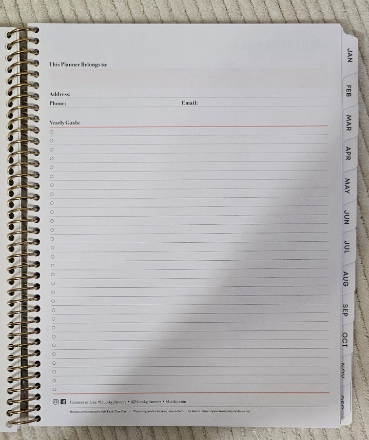 2027 Blue Sky Glenlee Weekly & Monthly Planner (7′ x 9″)