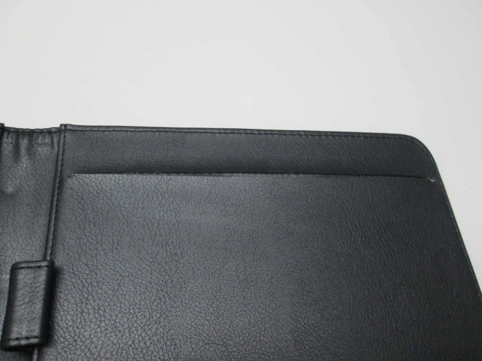 Black Portfolio Folder Organizer Planner Notepad 8.5″x11″ Pad Folio Snap Close