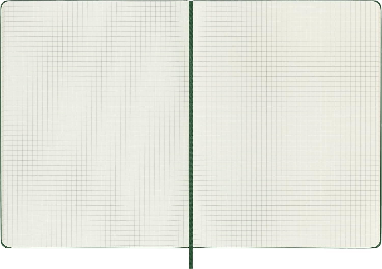 Moleskine Notebook, Extra Large, Squared, Myrtle, Green, XL, Myrtle Green