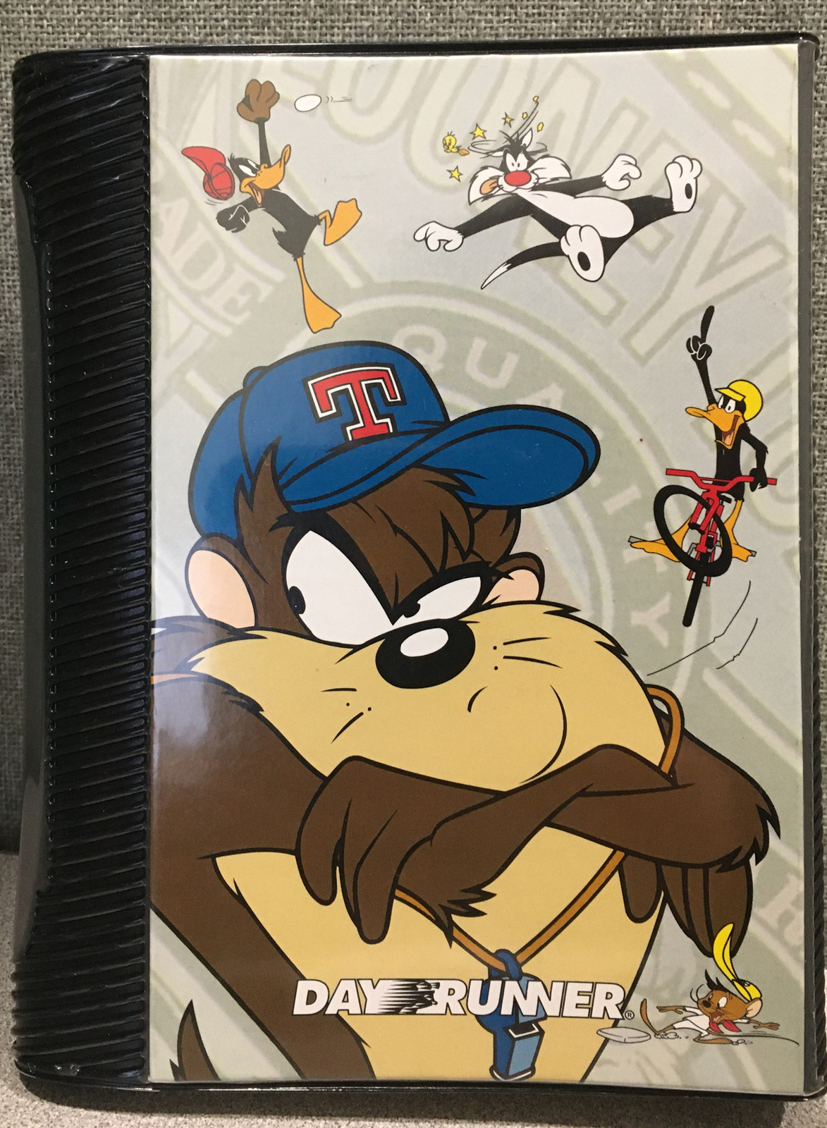Vintage Looney Tunes Day Runner Student Planner Organizer 1996 Taz/Looney Tunes