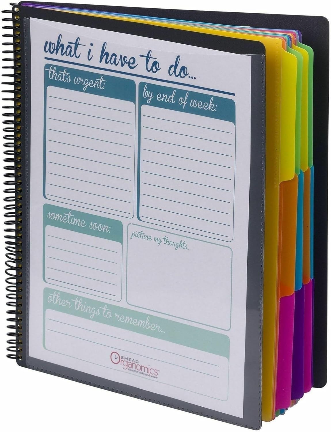Durable Polypropylene Organizer with 24 Pockets for Paperwork Management