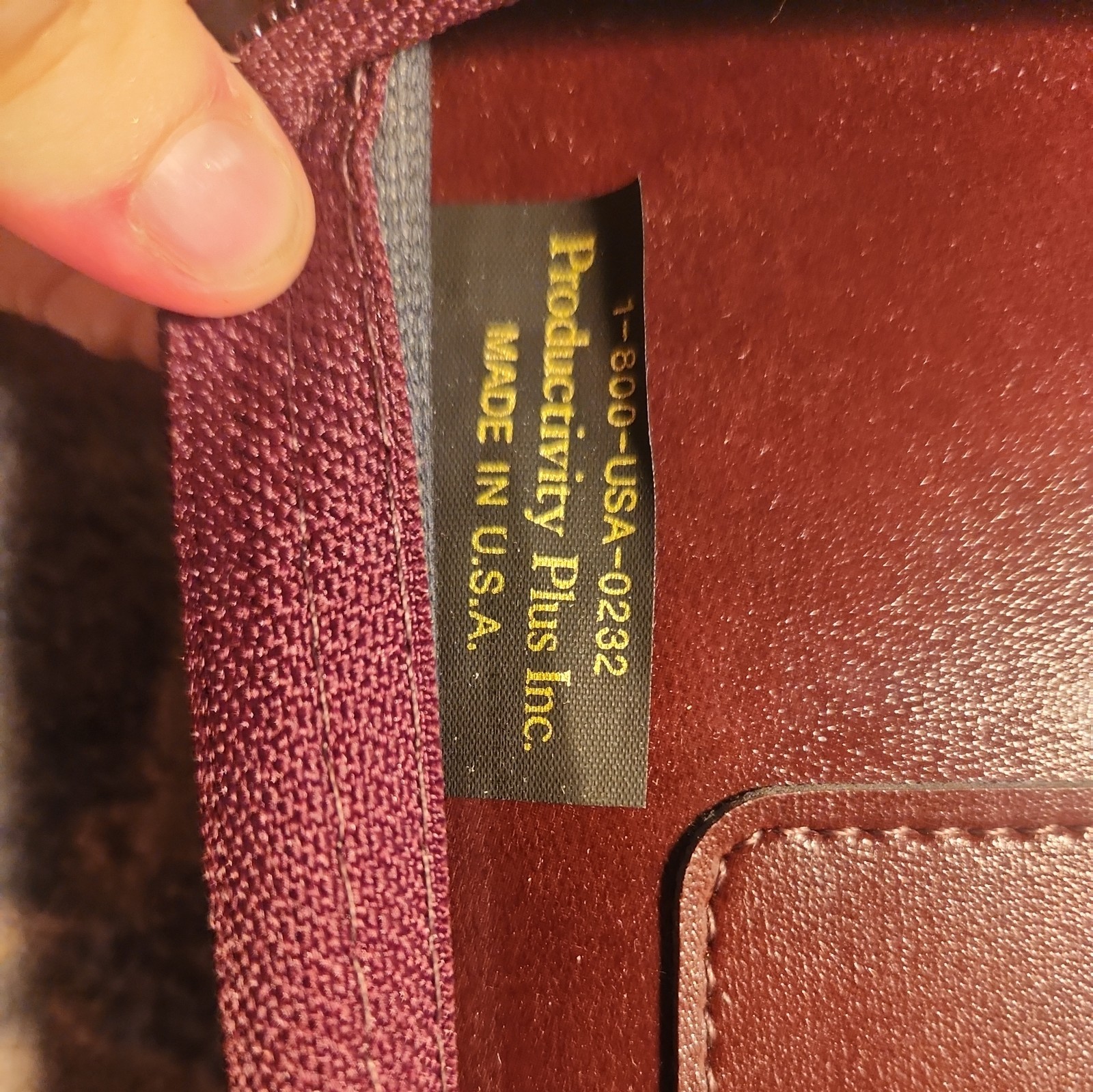 1995 Ultimate Organizer by Productivity Plus Brown Faux Leather Vintage Planner