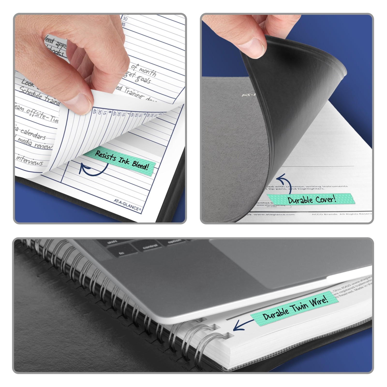 ATAGLANCE 2027 Appointment Book Planner, Weekly, 8″ x 11″, QuarterHourly, Day…