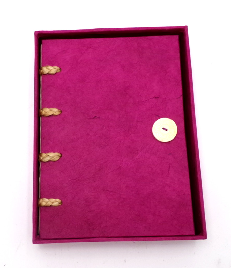 Papyrus Handmade Nepal Lokta Paper Journal Notebook NEW Boxed Gift