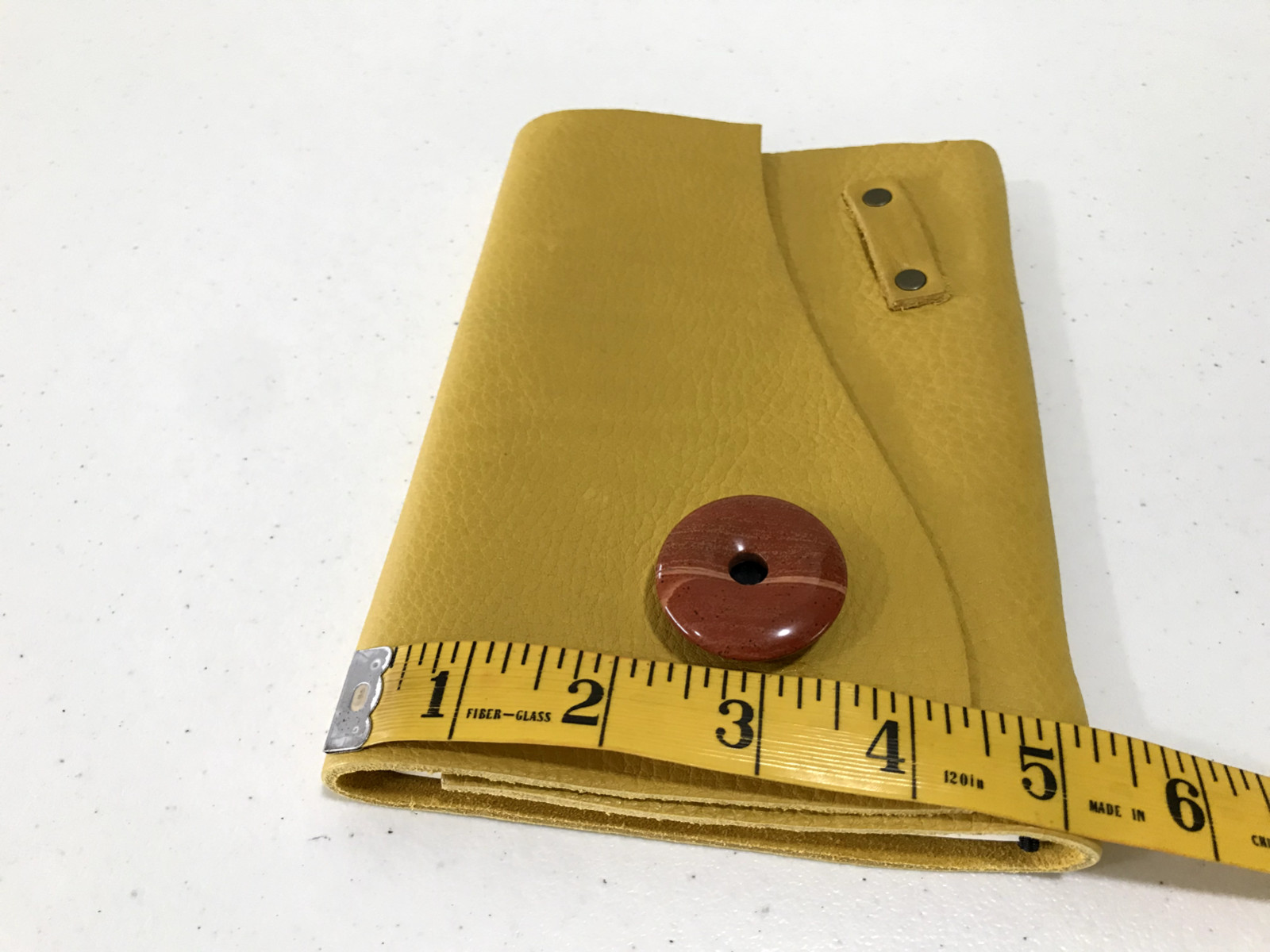 Portland Leather Goods Yellow Journal Notebook As Is READ