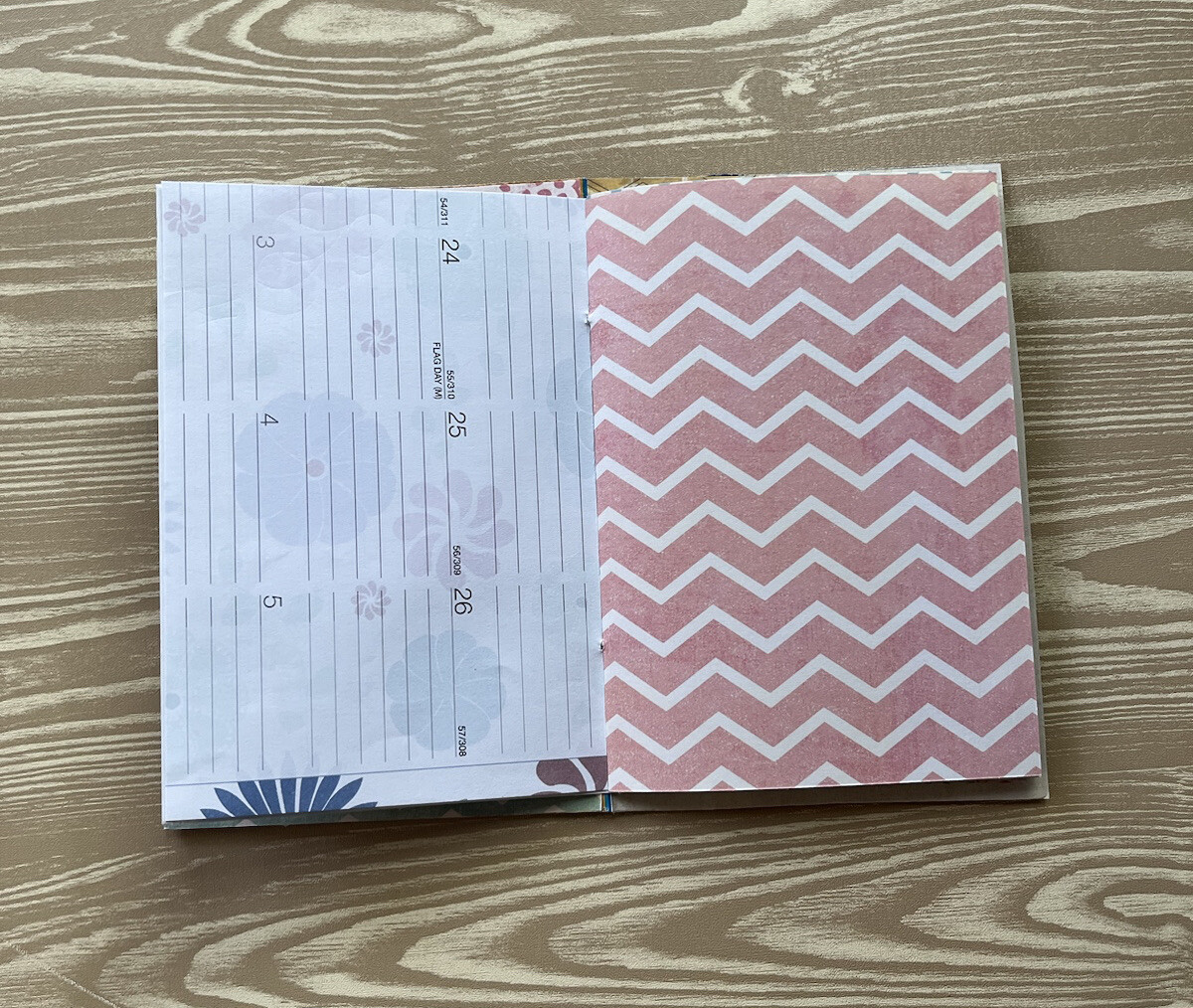 2 Journal Diary Notebook Set-Small & Large 4 3/4×7 in. & 8×9 in. 44 pg & 54 pgs