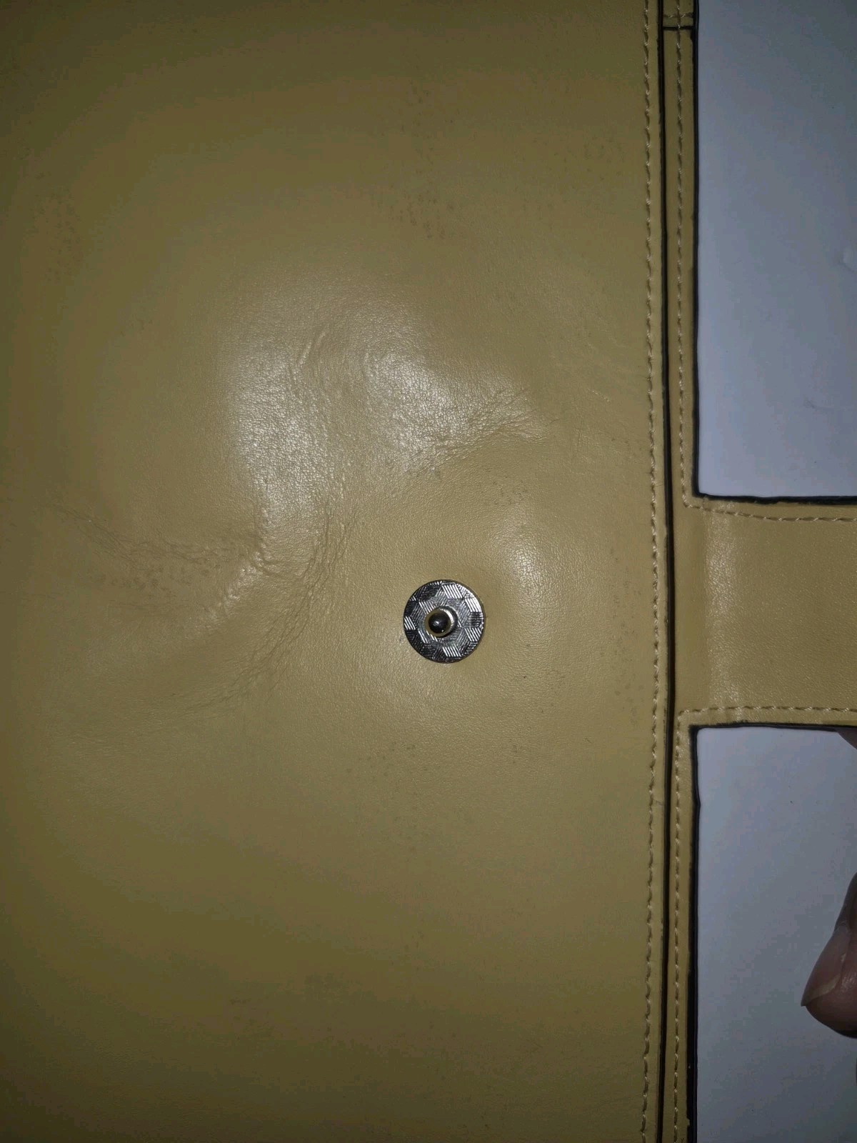 Franklin Covey Business Yellow Organizer/ Card Holder genuine leather