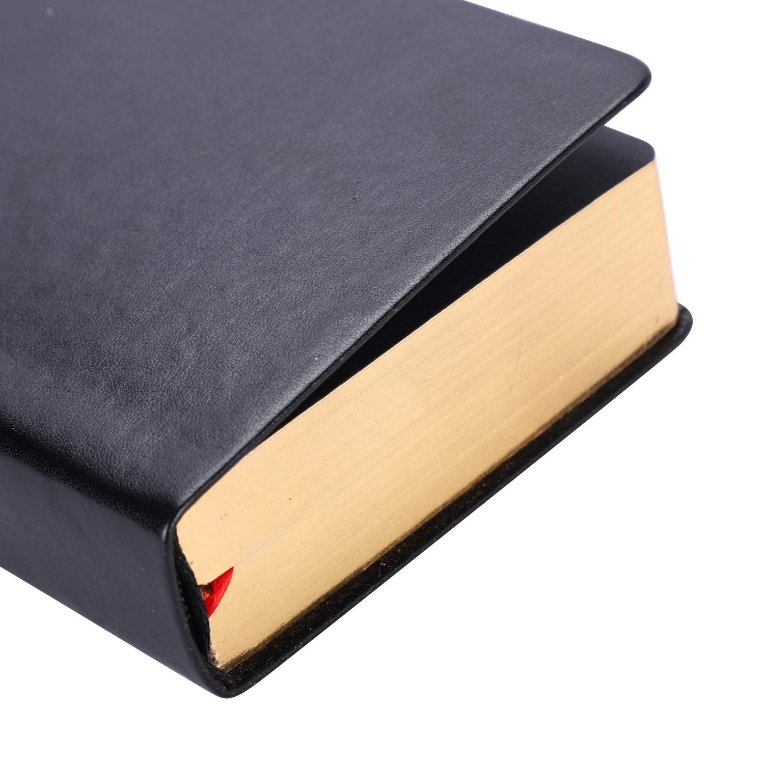 ITODA Blank Bible Notebook Journals Unlined Vintage PU Leather Cover Black