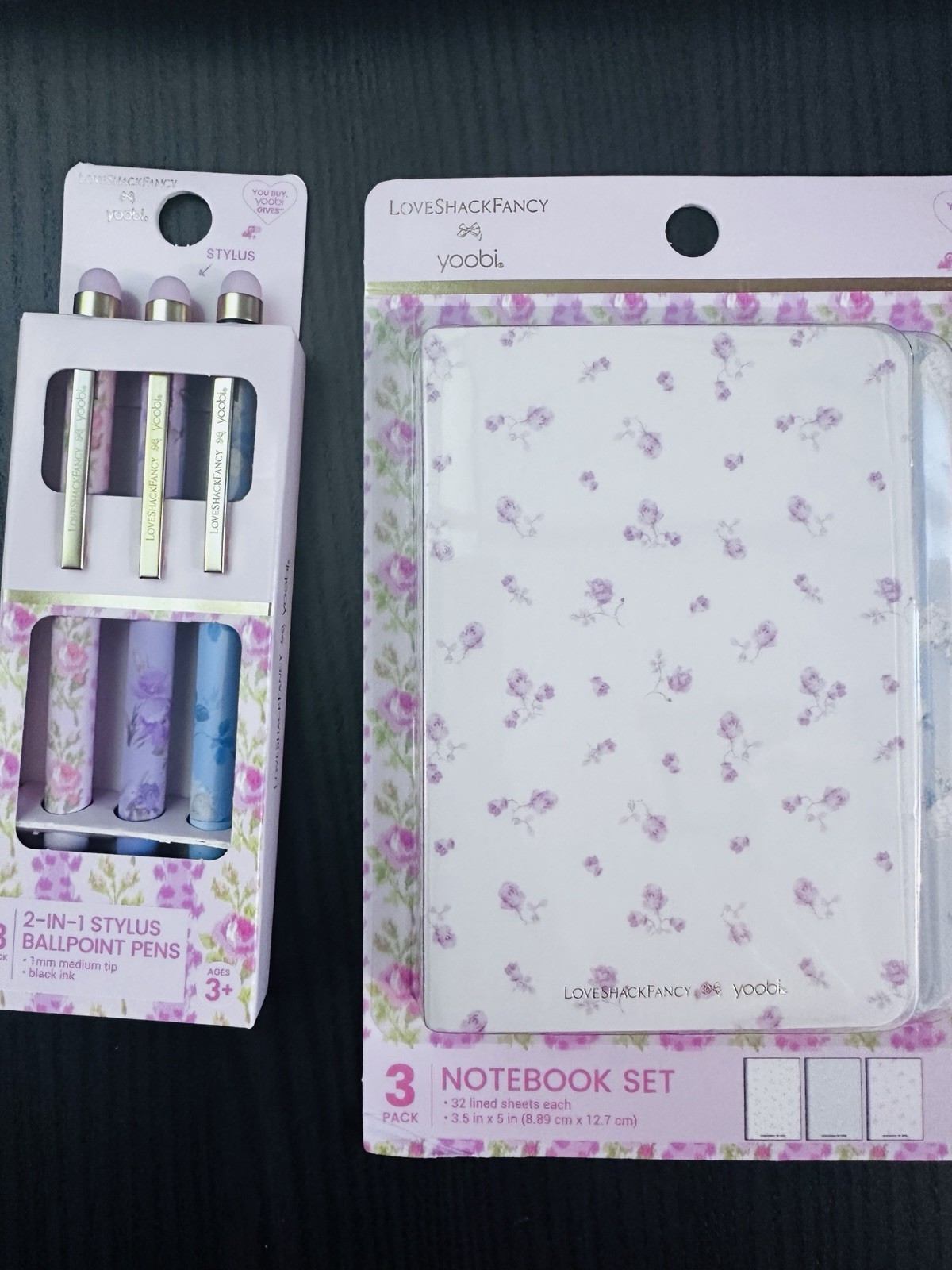 LoveShackFancy yoobi Target TECH BUNDLE Laptop Sleeve Stylus Notebooks Planner